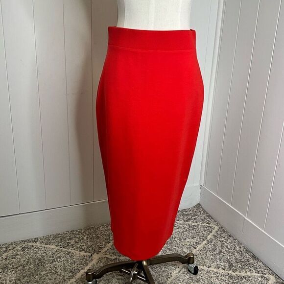 Banana Republic Womens Size Small Pull On Sweater Skirt Red Elastic Waist NWT - Picture 1 of 8